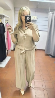 Dámský volnočasový komplet camel