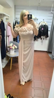 Dlouhé slavnostní šaty MARSELINI 2434 pudrové