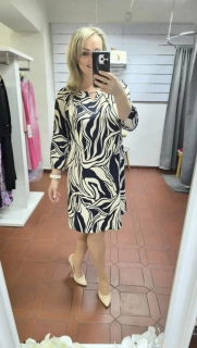 Elegantní vzorované šaty VIOLA